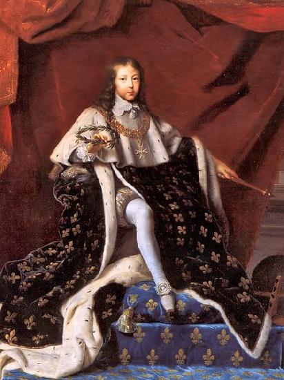 Henri Testelin Portrait of Louis XIV Norge oil painting art